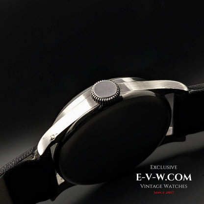 IWC Schaffhausen Art Déco / Cadran bicolore / Calibre 83 rare / Vintage Seconde Guerre mondiale 1938 / Entièrement révisée