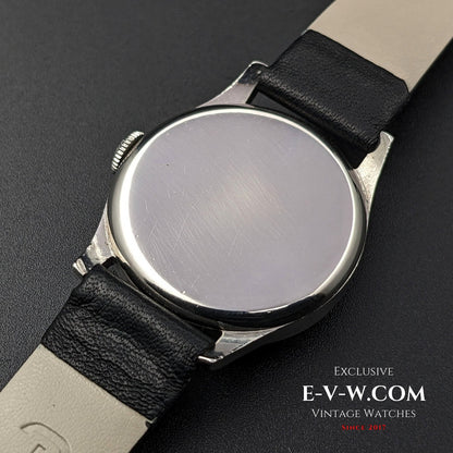 IWC Schaffhausen Art Déco / Cadran bicolore / Calibre 83 rare / Vintage Seconde Guerre mondiale 1938 / Entièrement révisée