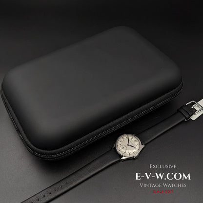 IWC Schaffhausen Art Déco / Cadran bicolore / Calibre 83 rare / Vintage Seconde Guerre mondiale 1938 / Entièrement révisée