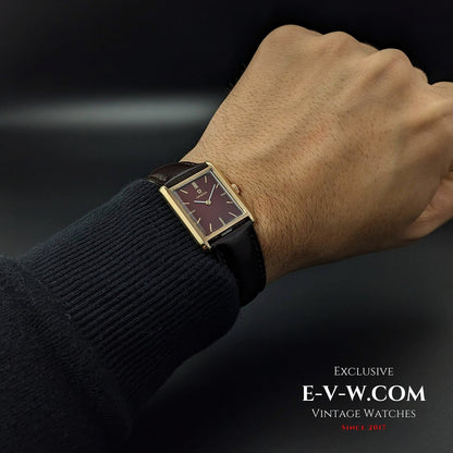 Vintage Omega Bordeaux Square Ref 111.004