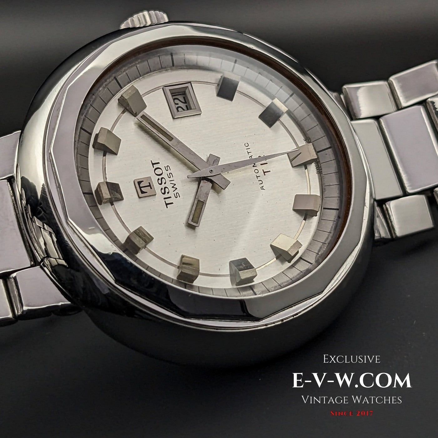 Rare montre Tissot UFO AUTOMATIC T12 / Jumbo 44 mm / Vintage 1971 / Entièrement révisée