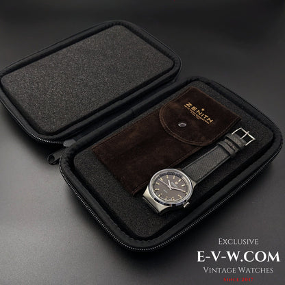 Rare montre Zenith DEFY automatique, brevet n° 493877 / Boîtier Jumbo 38 mm / Années 1970 / Calibre 2572.PC / Réf. 010210380 / Entièrement révisée