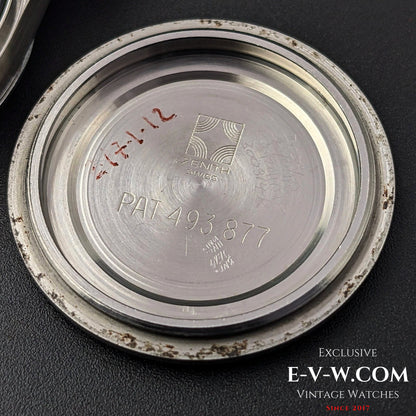 Rare montre Zenith DEFY automatique, brevet n° 493877 / Boîtier Jumbo 38 mm / Années 1970 / Calibre 2572.PC / Réf. 010210380 / Entièrement révisée