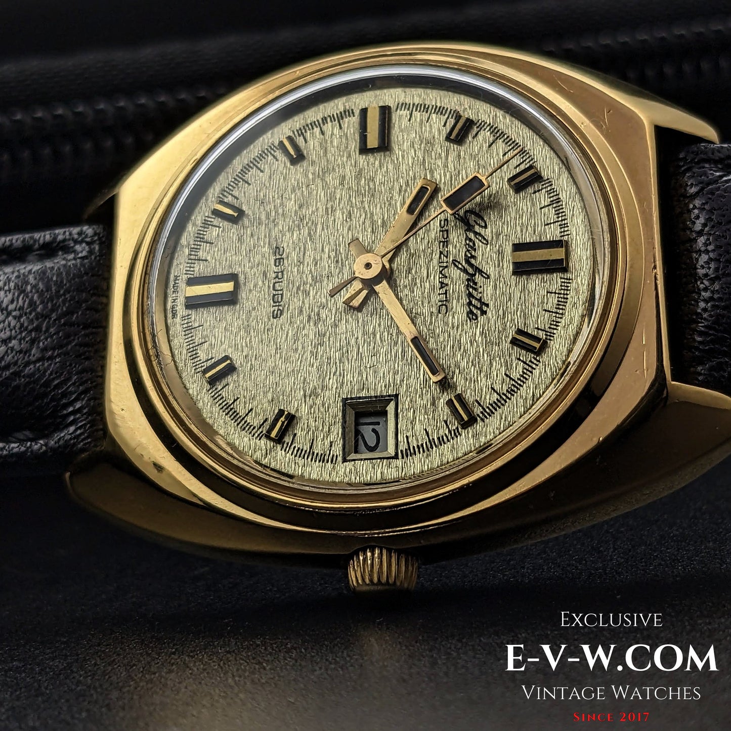 GUB Glashütte SPEZIMATIC / 26 RUBIS Automatique cal. 75 / Vintage années 1960