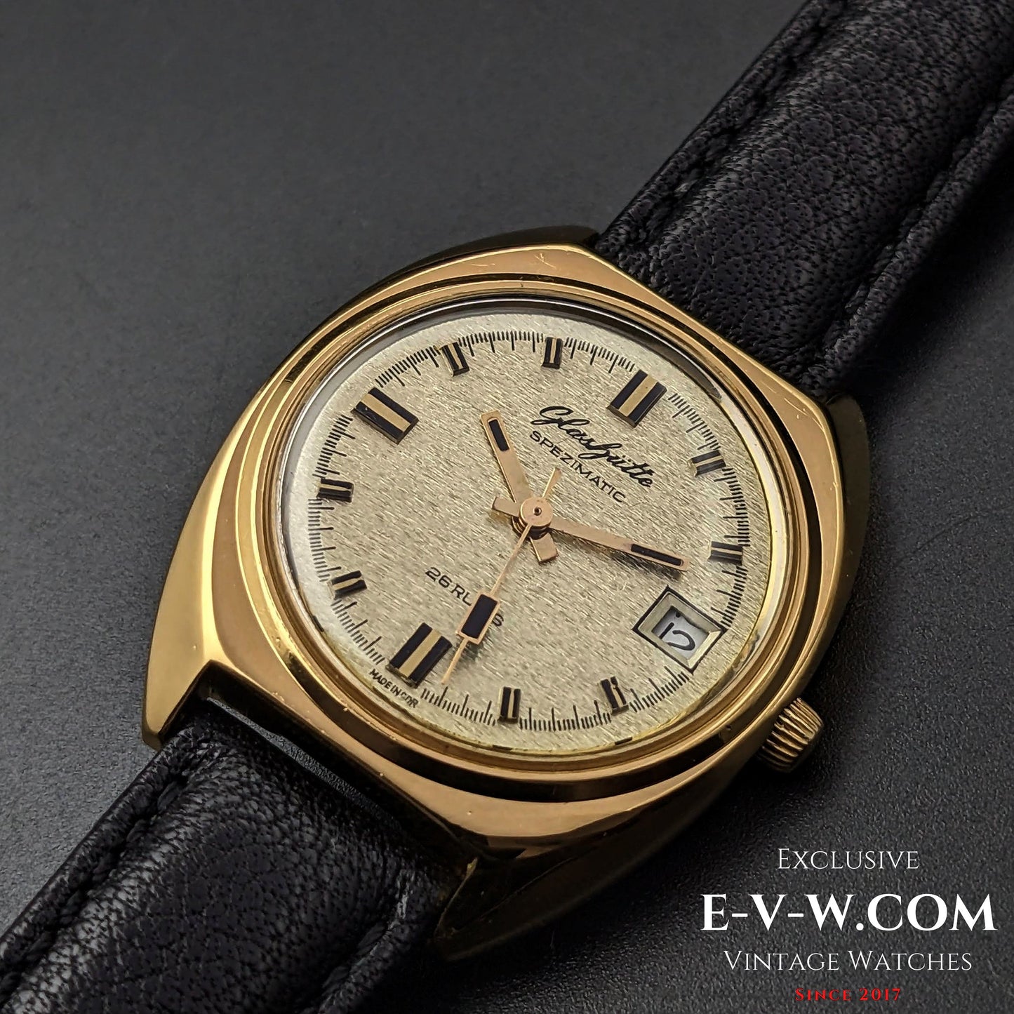 GUB Glashütte SPEZIMATIC / 26 RUBIS Automatique cal. 75 / Vintage années 1960