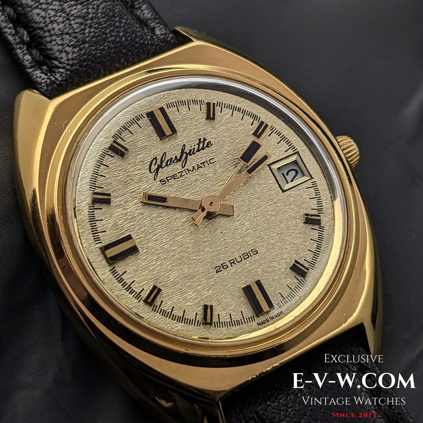 GUB Glashütte SPEZIMATIC / 26 RUBIS Automatique cal. 75 / Vintage années 1960