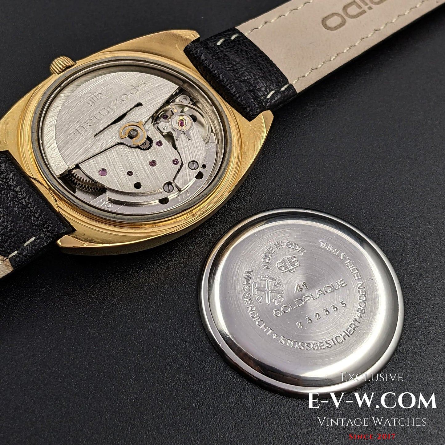 GUB Glashütte SPEZIMATIC / 26 RUBIS Automatique cal. 75 / Vintage années 1960