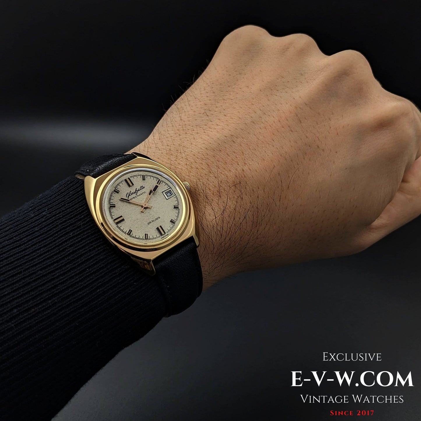 GUB Glashütte SPEZIMATIC / 26 RUBIS Automatique cal. 75 / Vintage années 1960