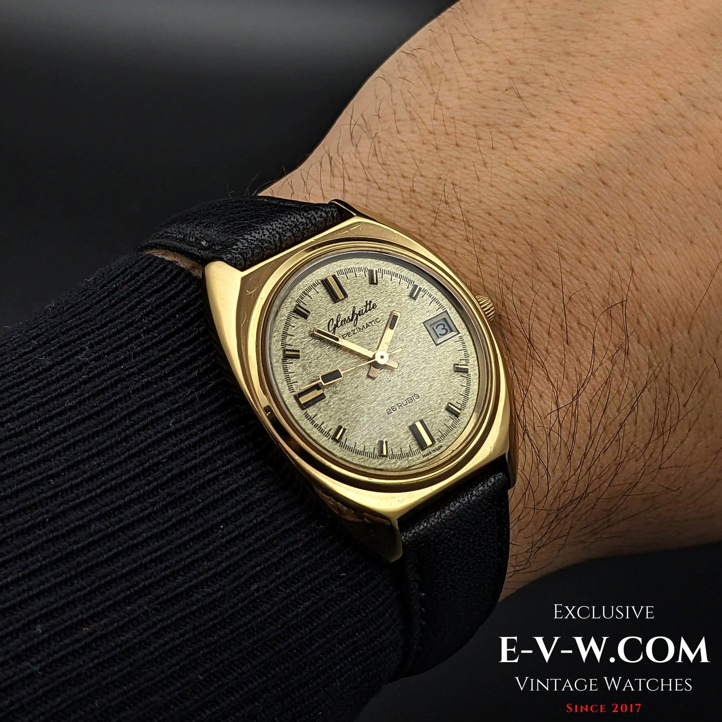 GUB Glashütte SPEZIMATIC / 26 RUBIS Automatique cal. 75 / Vintage années 1960