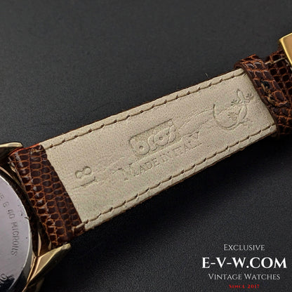 Plaque plaquée or Zenith classique / Cadran sectoriel / Calibre 40 / Vintage 1960