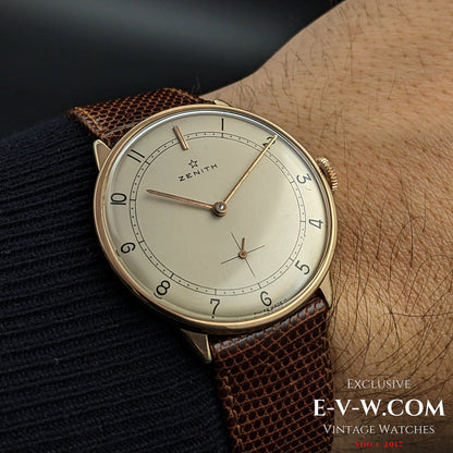 Classic Zenith Gold Plaque /Sector Dial /  Cal 40 / Vintage1960