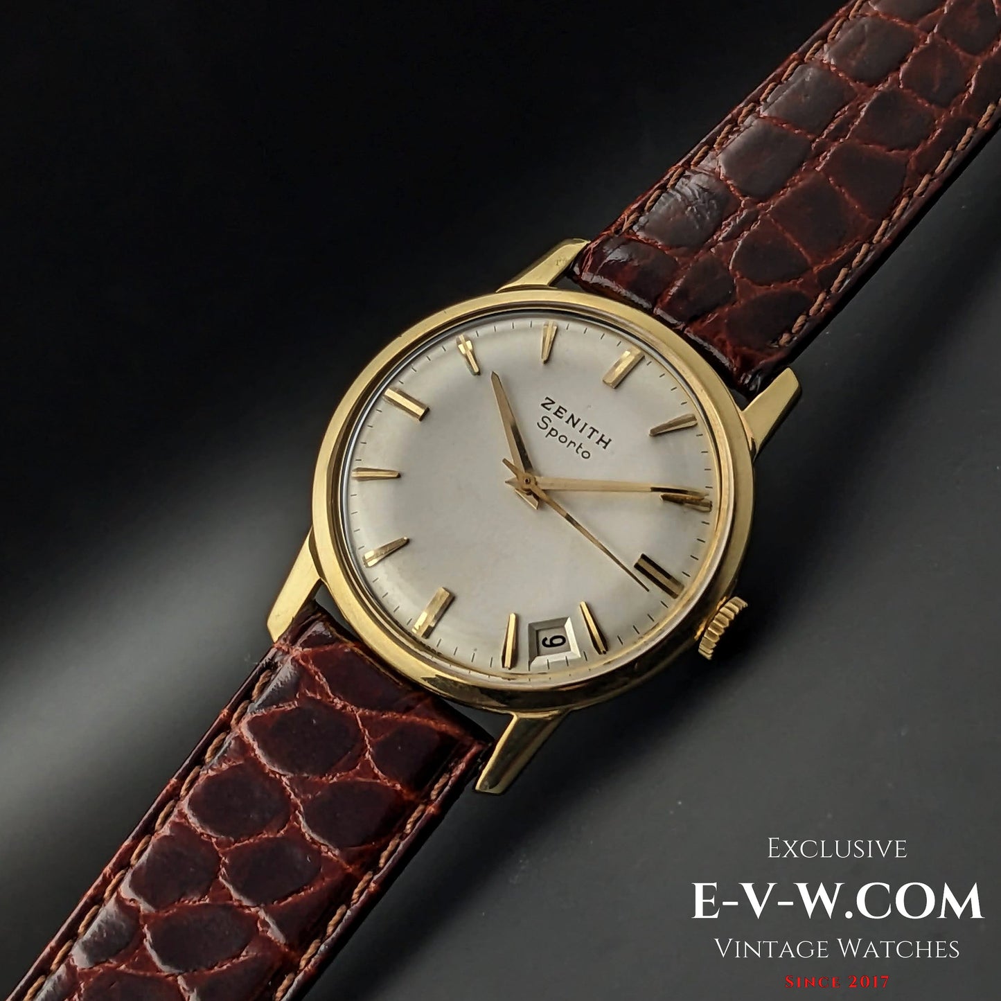 Zenith Sporto Or 18K / Cal 2532C / Vintage Années 1950