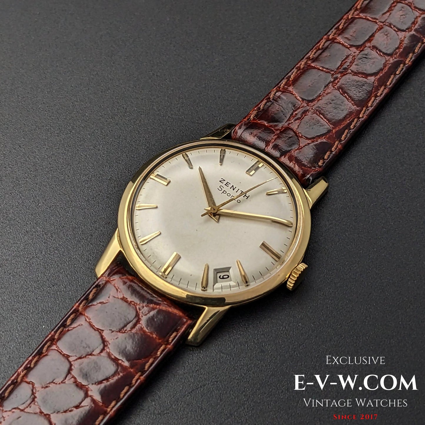 Zenith Sporto Or 18K / Cal 2532C / Vintage Années 1950