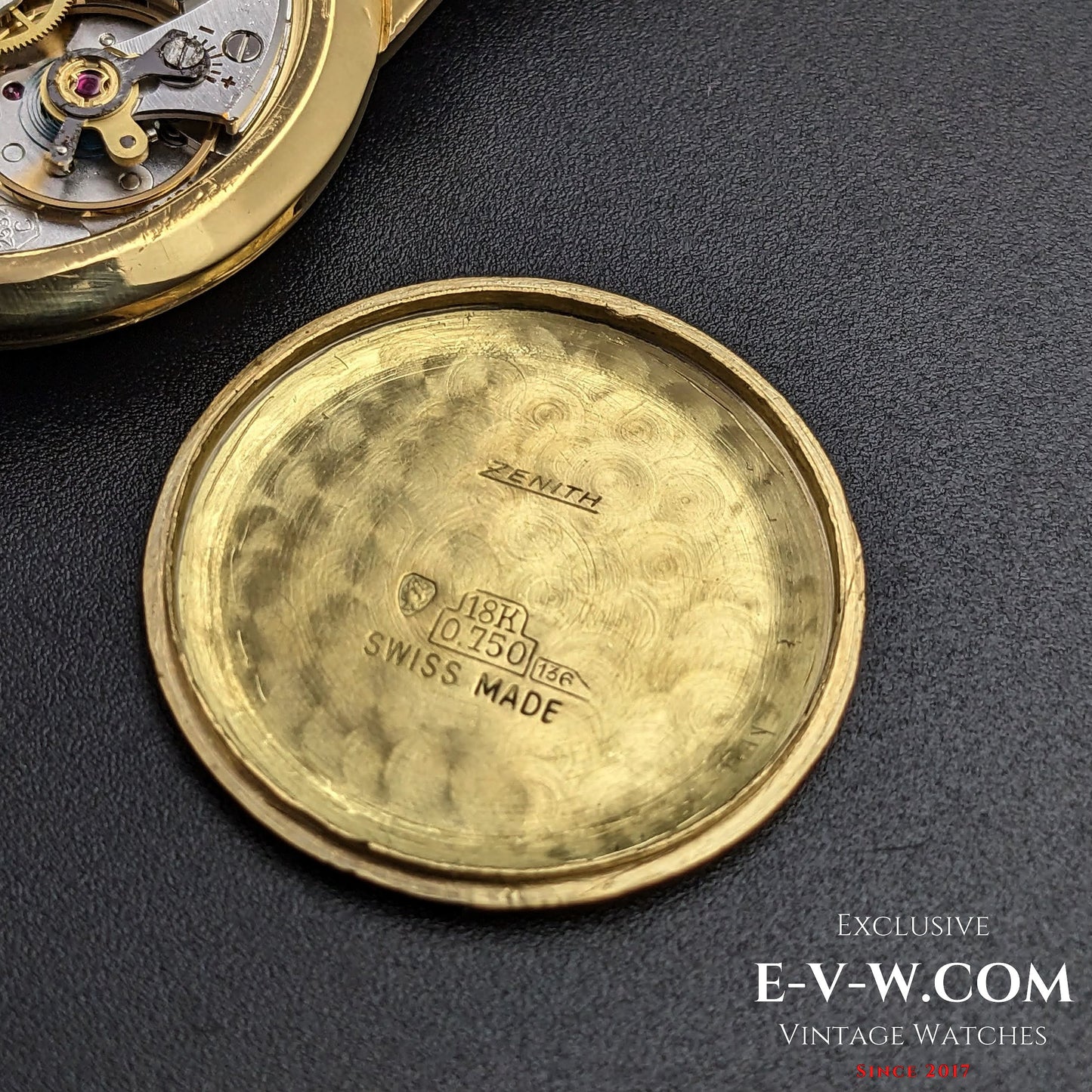 Zenith Sporto Or 18K / Cal 2532C / Vintage Années 1950