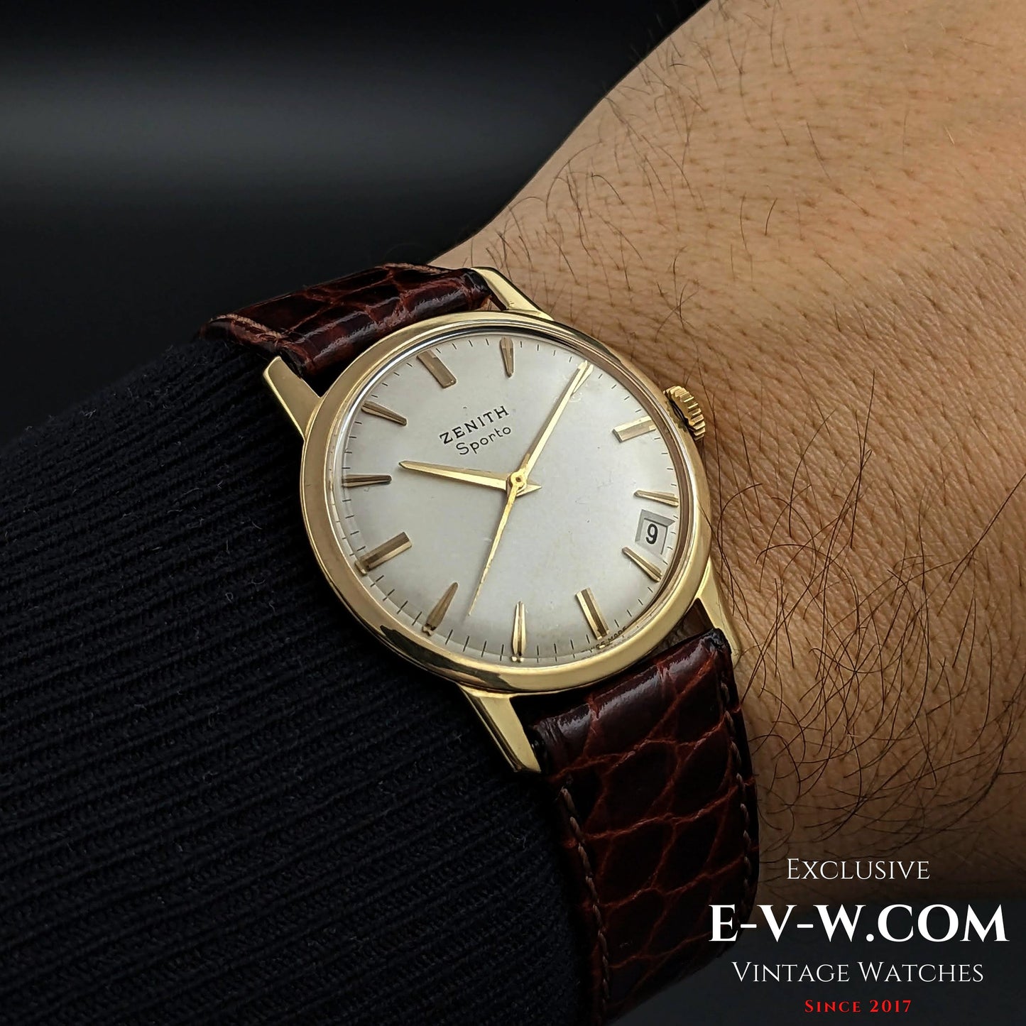Zenith Sporto 18K Gold / Cal 2532C / Vintage1960 #