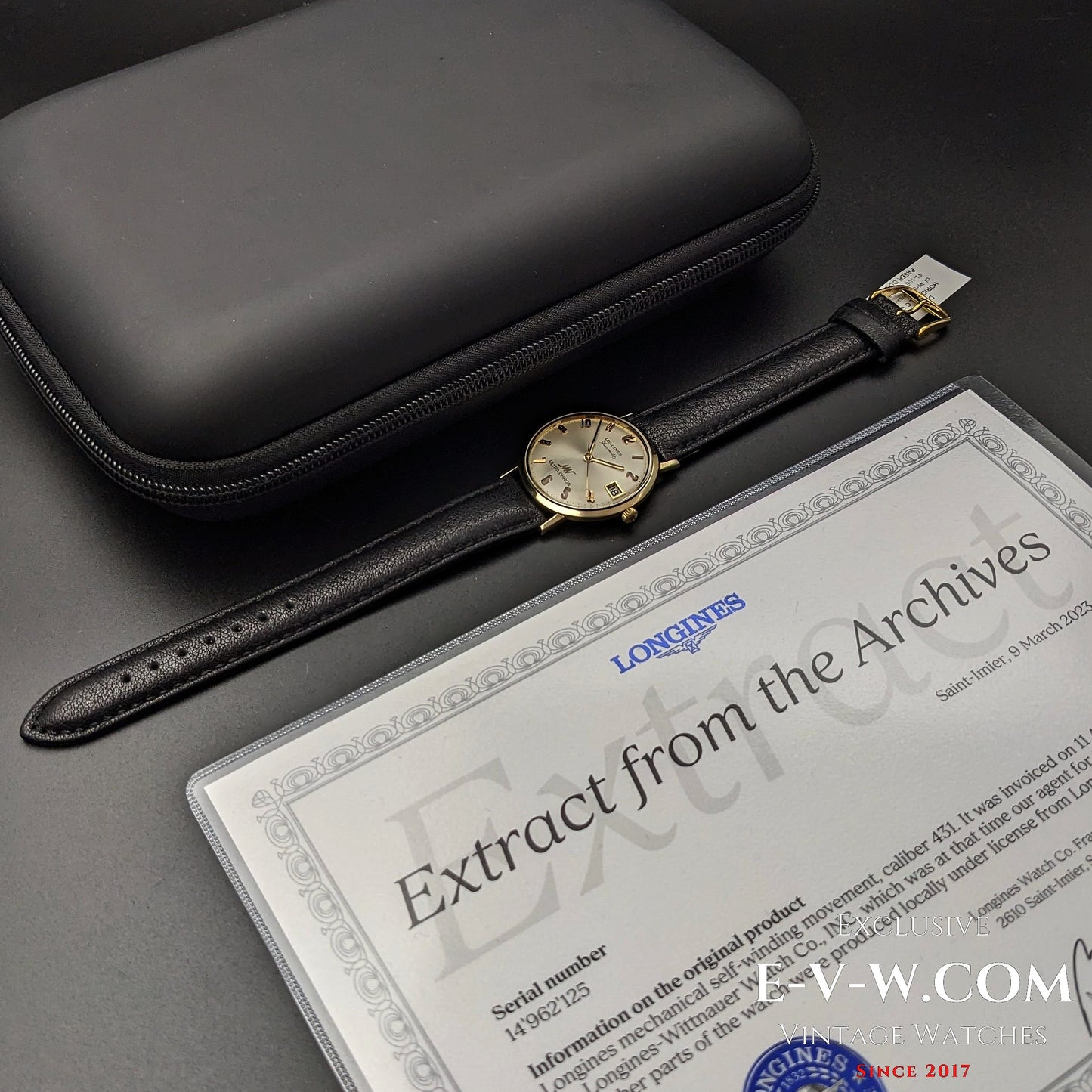 Longines Ultra-Chron Or 14K Automatique / Cal.431 / Vintage 1968