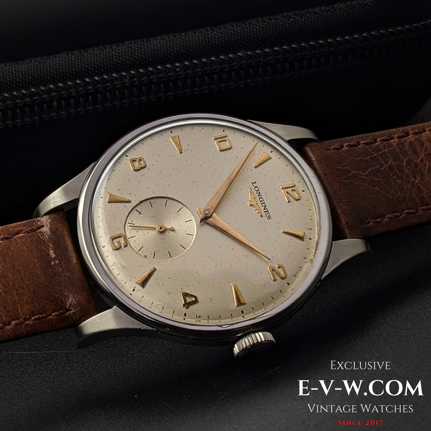 Longines Jumbo Oversized 37,5 mm / Cal. 12,68Z / Réf. 4914 / Vintage 1955 / Extrait des archives Longines
