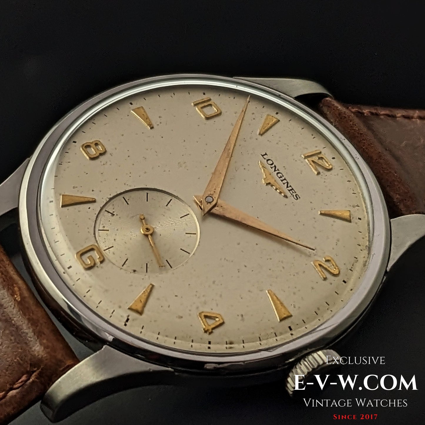 Longines Jumbo Oversized 37,5 mm / Cal. 12,68Z / Réf. 4914 / Vintage 1955 / Extrait des archives Longines