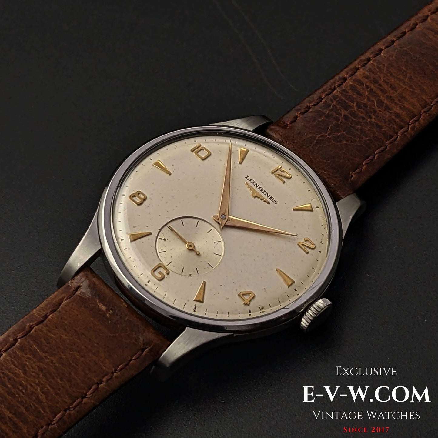 Longines Jumbo Oversized 37,5 mm / Cal. 12,68Z / Réf. 4914 / Vintage 1955 / Extrait des archives Longines