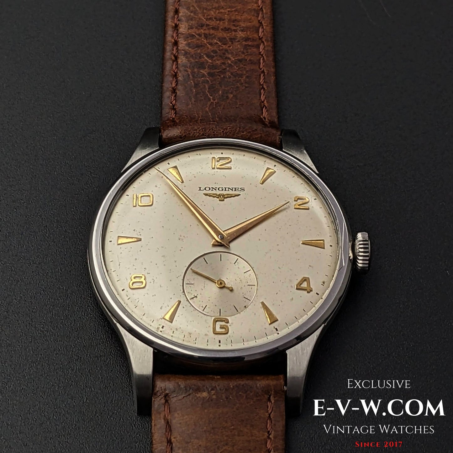 Longines Jumbo Oversized 37,5 mm / Cal. 12,68Z / Réf. 4914 / Vintage 1955 / Extrait des archives Longines