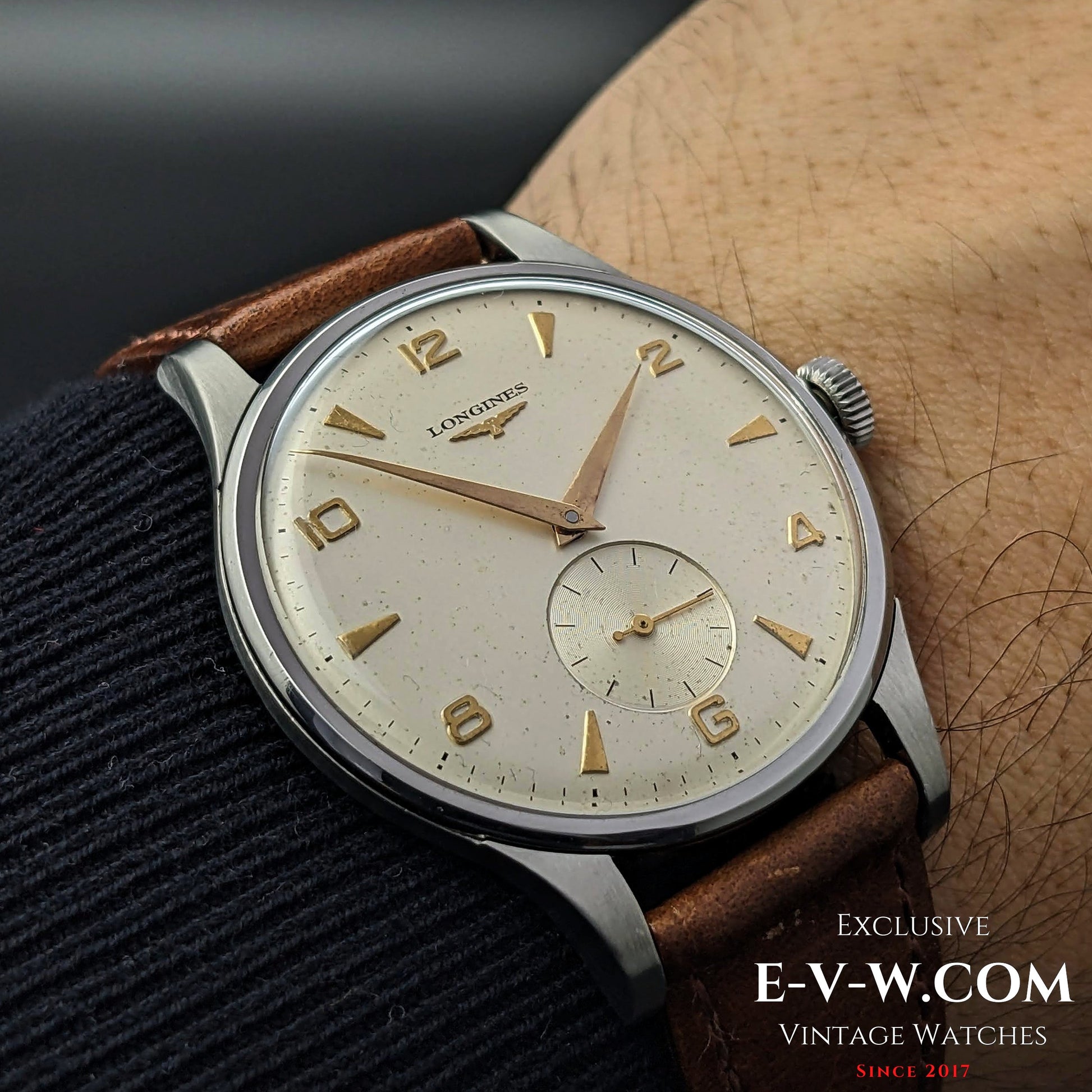 Longines Jumbo Oversized 37,5 mm / Cal 12.682  / Vintage 1955