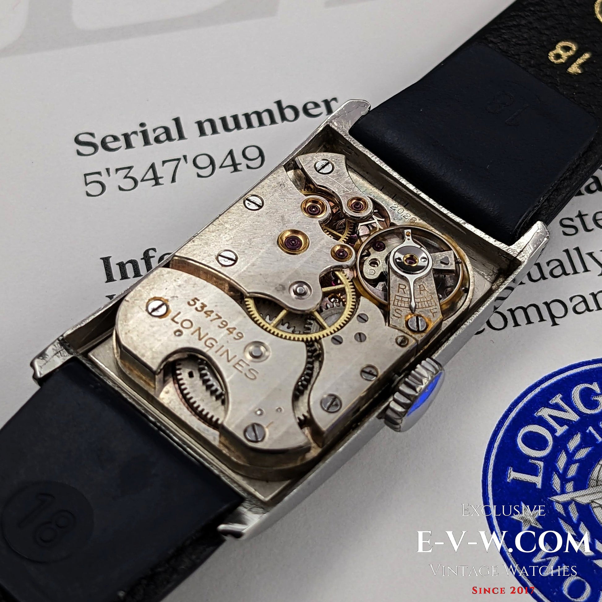 Longines Art Deco Very Rare/Longines Archives Extract/Cal.2028/Ref 3073/Vintage 1935