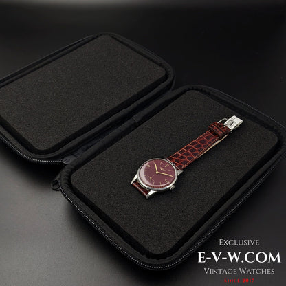 Longines Calatrava Classique / Cadran rouge / Cal. 30L / Vintage 1961