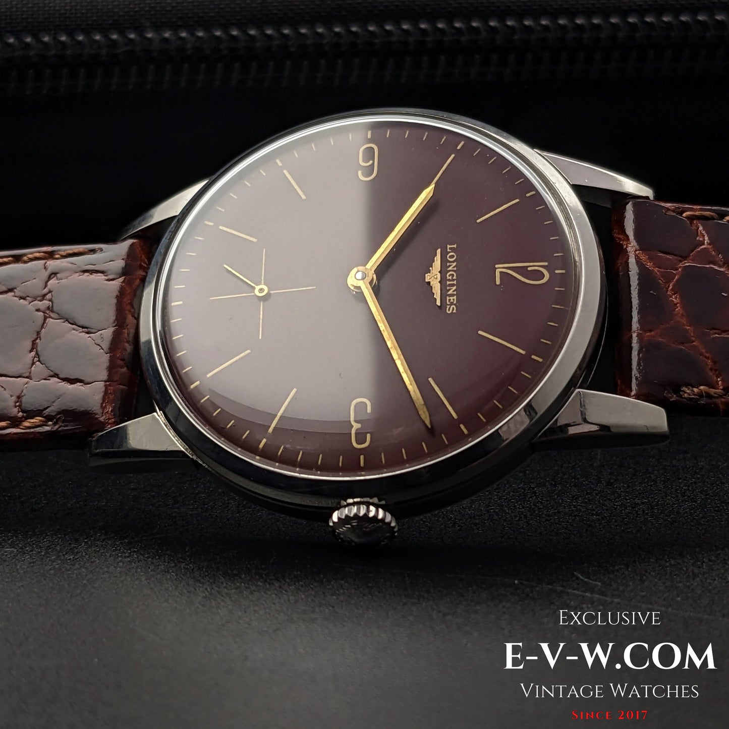 Longines Calatrava Classique / Cadran rouge / Cal. 30L / Vintage 1961