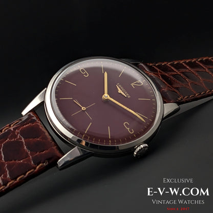 Longines Calatrava Classique / Cadran rouge / Cal. 30L / Vintage 1961