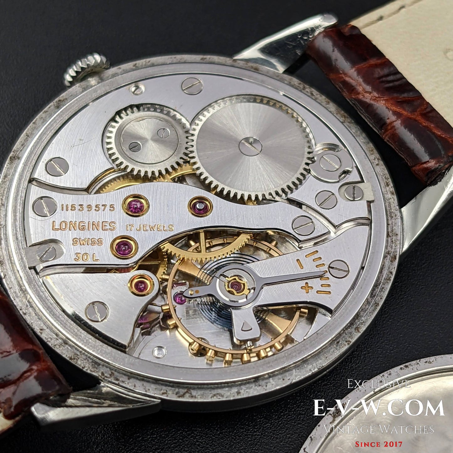 Longines Calatrava Classic  Red Dial  /cal. 30L / Vintage 1961