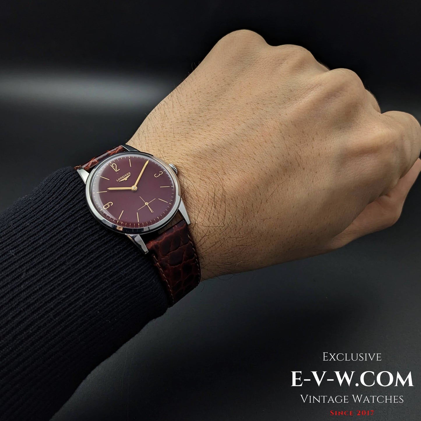 Longines Calatrava Classique / Cadran rouge / Cal. 30L / Vintage 1961