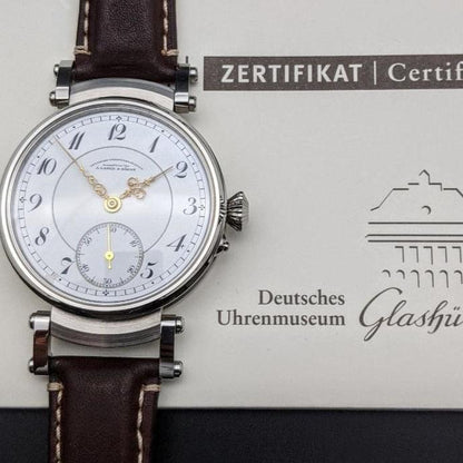 A. Lange &amp; Söhne DUF "Deutsche Uhrenfabrikation" Glashutte Antique 1916 Montre de mariage