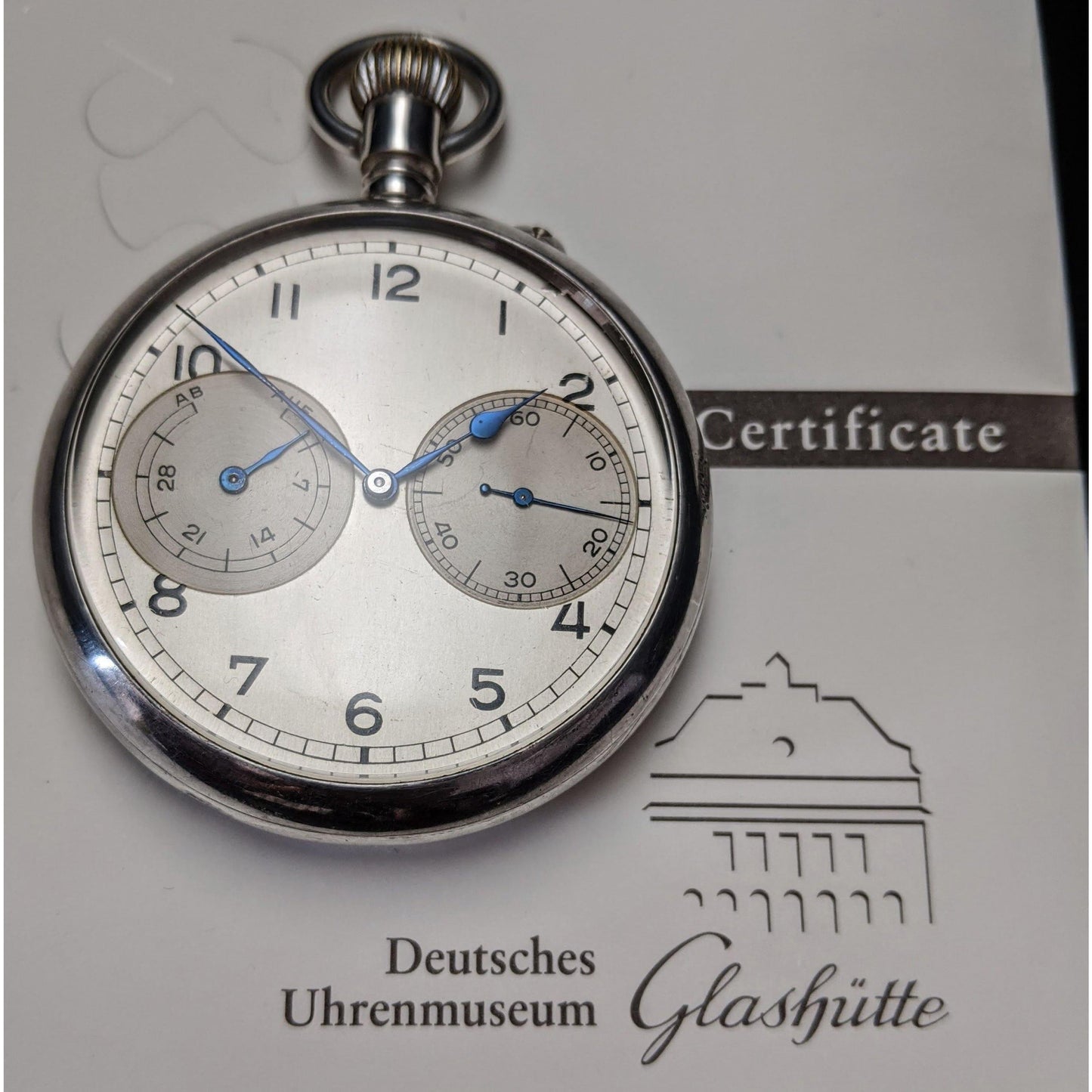 A. Lange &amp; Söhne Montre de Poche Seconde Guerre Mondiale Militaire U Boat B-Uhr 1945