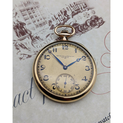 Patek Philippe 1924 unique Geneve Gold with Extract from  Patek Philippe Archives - E-V-W.com