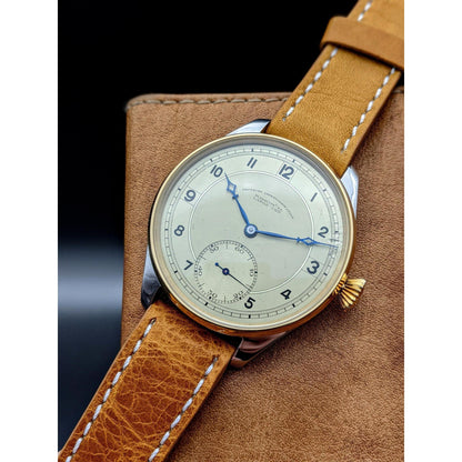 Deutsche Uhren Fabrikation Glashütte "OLIW" Lange Uhr Antique Watch1938 - Seulement 6500 pièces ont été fabriquées -Montre de mariage