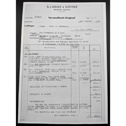 Deutsche Uhren Fabrikation Glashütte "OLIW" Lange Uhr Antique Watch1938 - Seulement 6500 pièces ont été fabriquées -Montre de mariage